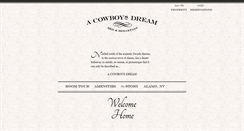 Desktop Screenshot of cowboysdream.com