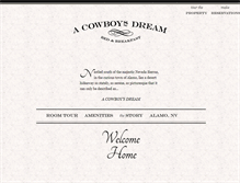 Tablet Screenshot of cowboysdream.com